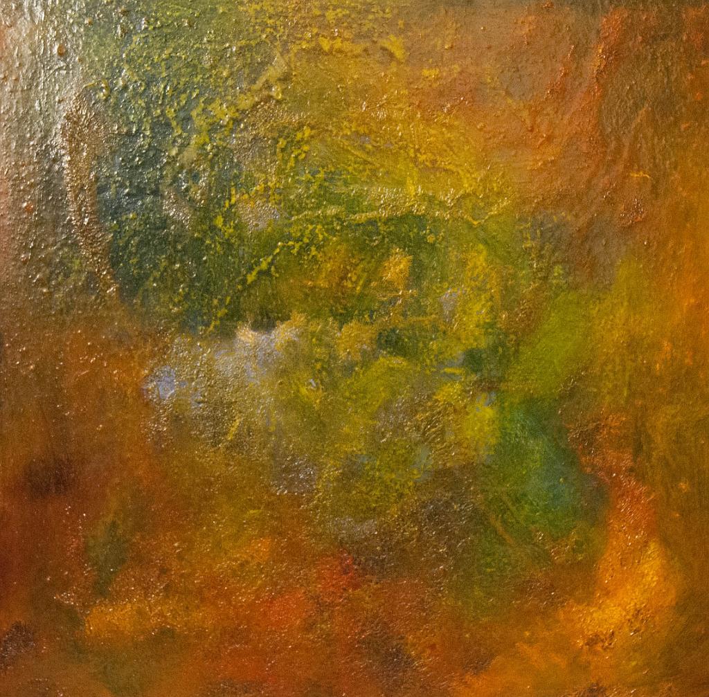 Abstract oil paintings photograph. 24x24 inches oil on canvas