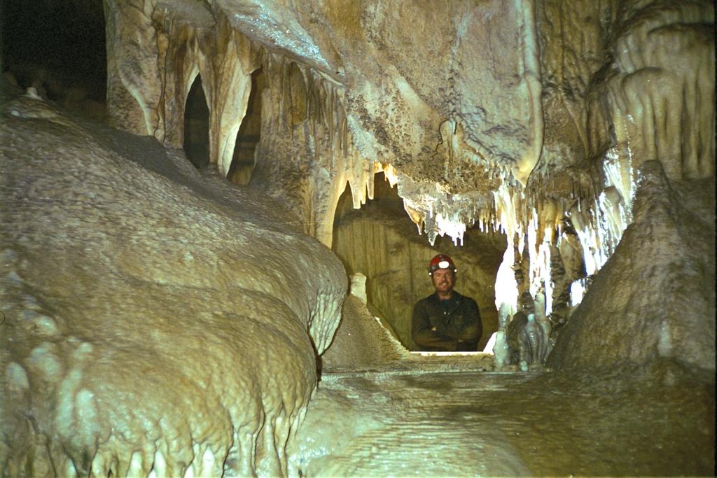 Crystal Sequoia, California photograph. This is a tourist cave but there is also a wild tour that you can request. There are many nice features in the cave including cave pearls, flowstone, cave shields, stalactites, and stalagmites!