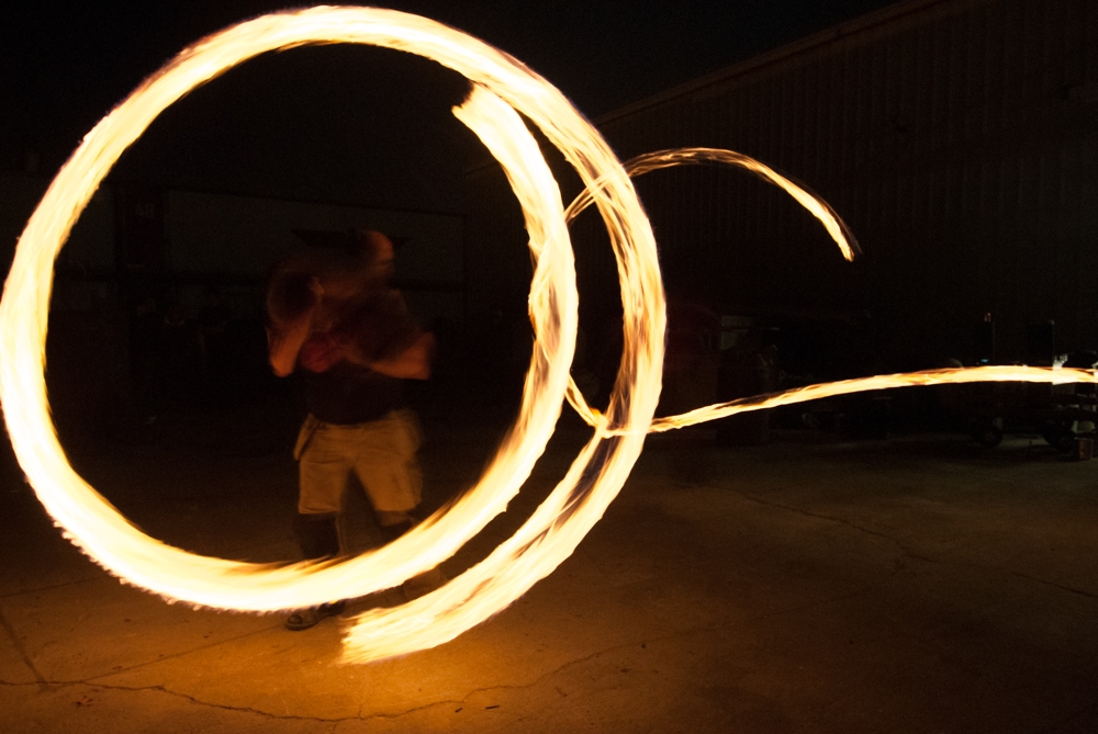 Fire Spinners photograph. 