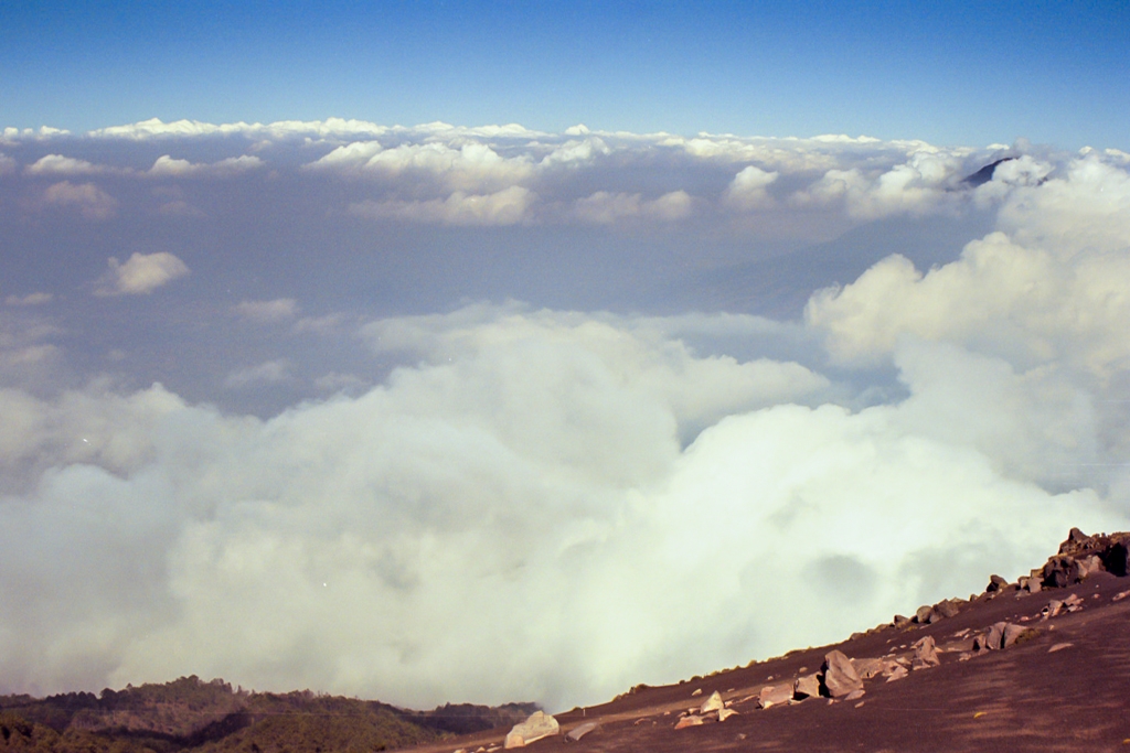 Guatemala photograph. The sky from Volcano Acatenango. We were at 13,000 feet. We started at 9,000 feet.