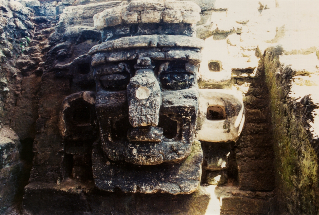 Guatemala photograph. Mayan ruins! I think this might count as a grotesque in other cultures.