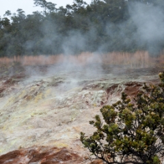 Steam at Volcanoes National Park