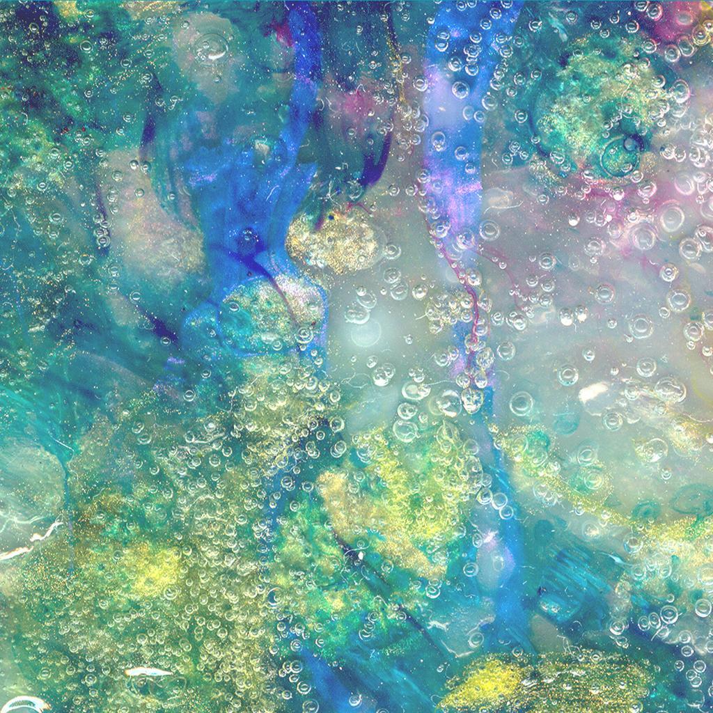 Extreme close-up macros of abstract acrylic paintings photograph. 