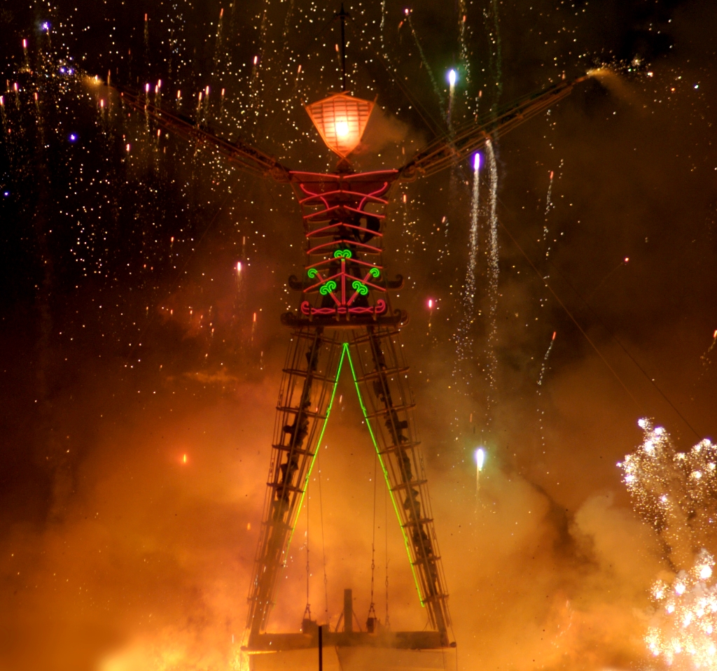 Burning Man 2005 photograph. 