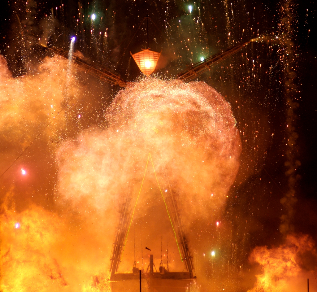 Burning Man 2005 photograph. 