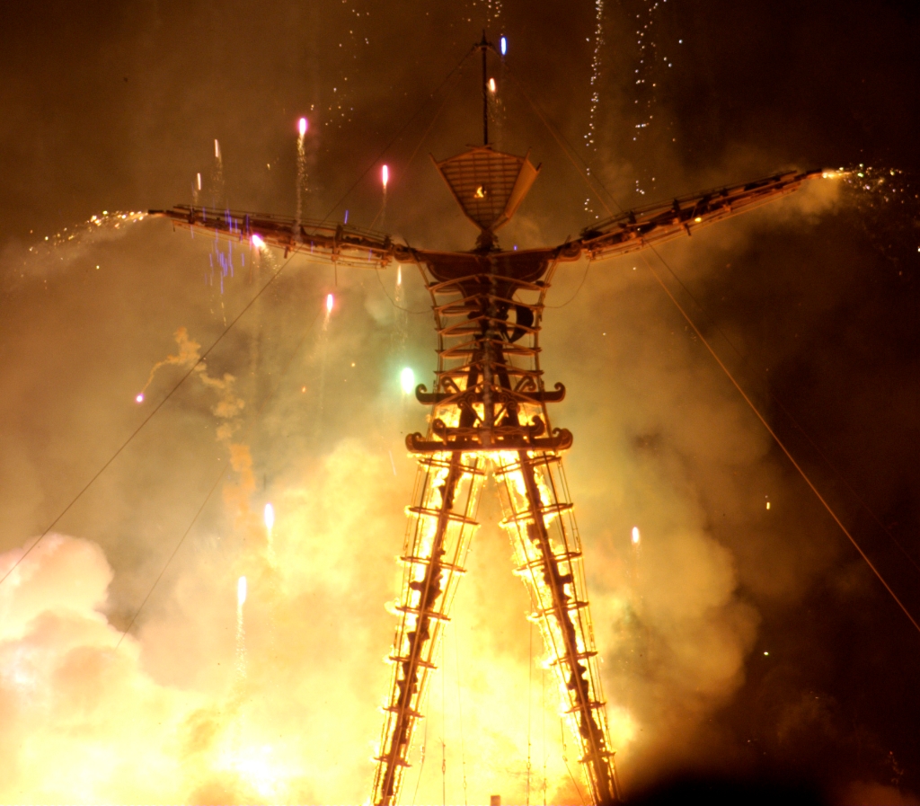 Burning Man 2005 photograph. 