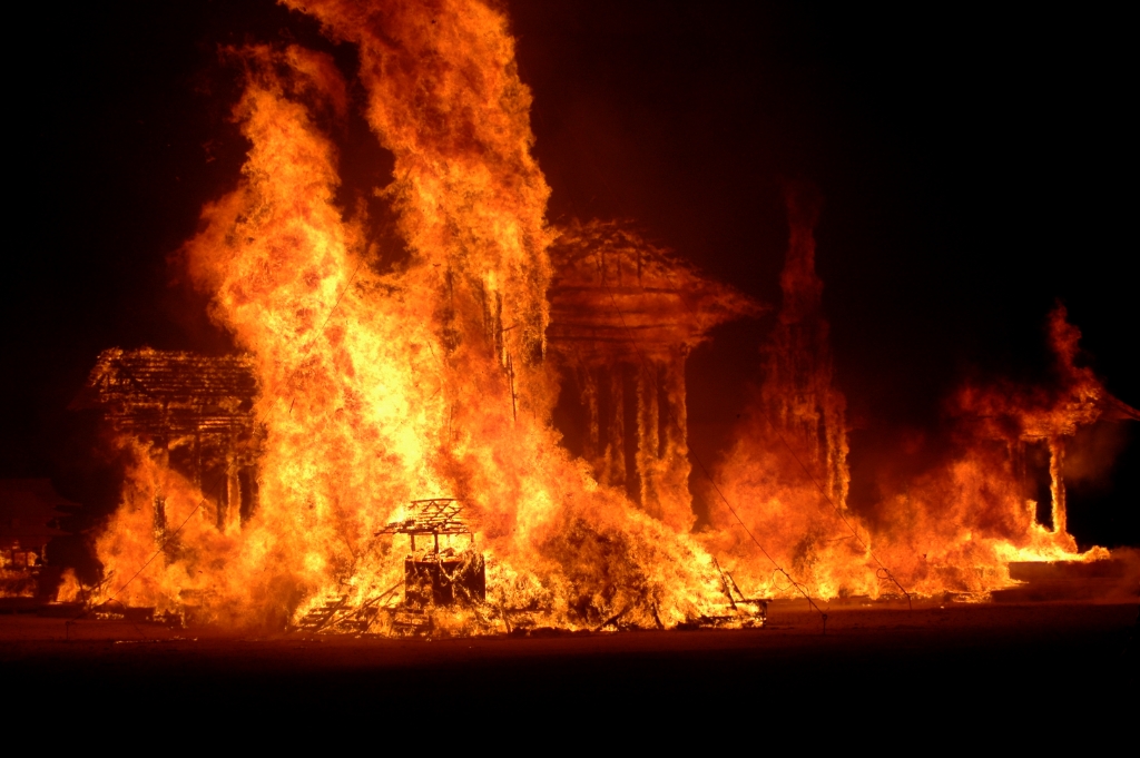 Burning Man 2005 photograph. 