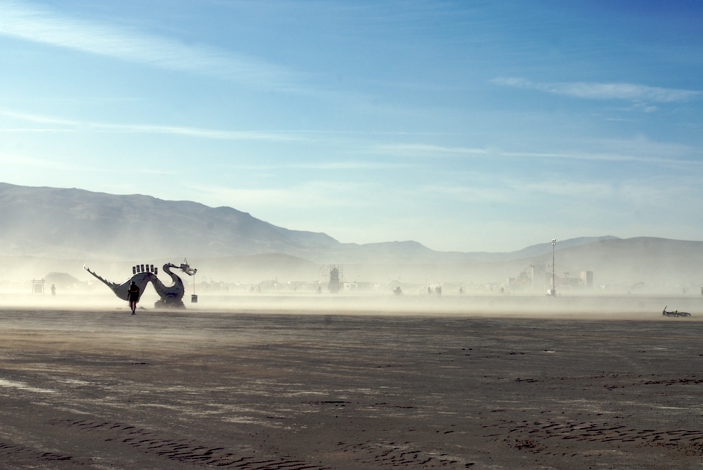 Burning Man 2009 photograph. 