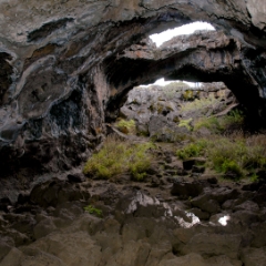 Cave with skylight
