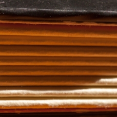 Closeup of notebook