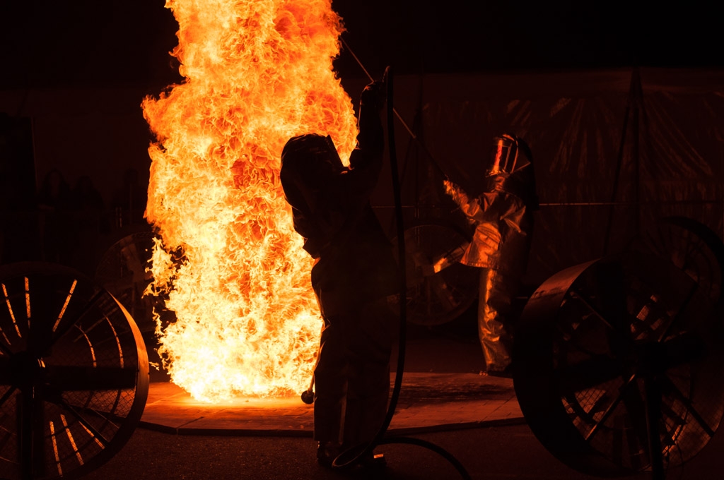 Fire Arts photograph. 