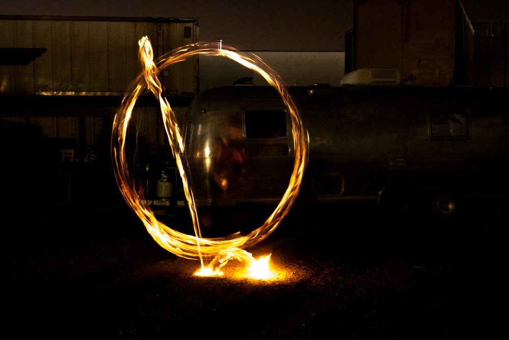 Fire Spinners photograph. 