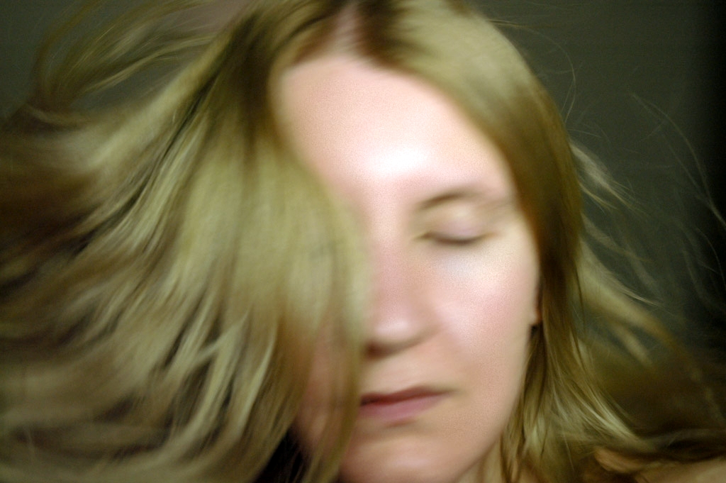 Flippy hair photograph. 