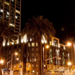 San Francisco Embarcadero at night