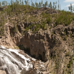 Waterfall in Yellowstone